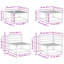  Outdoor Sofa Set 9 pcs Solid Acacia Wood Patio Furniture Garden Lounge