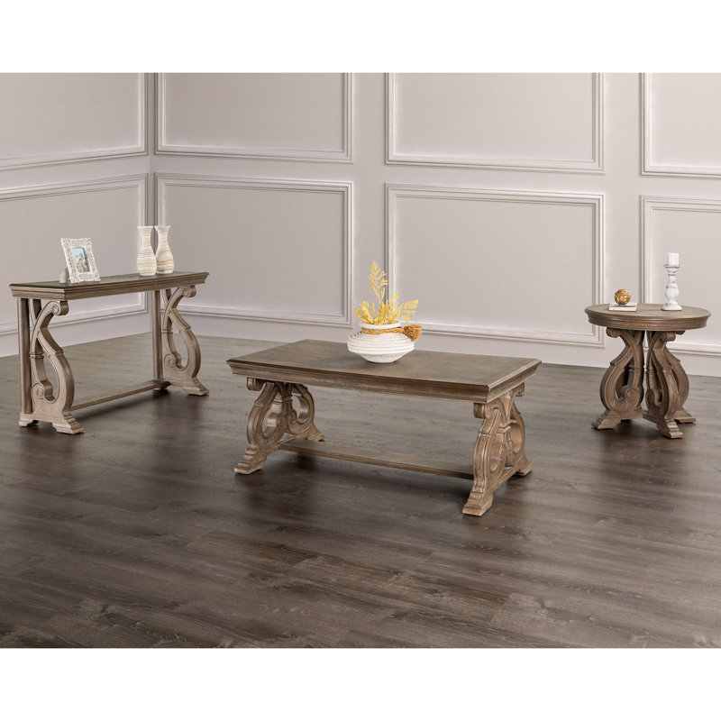Ensemble de tables basses 3 pièces Cezar