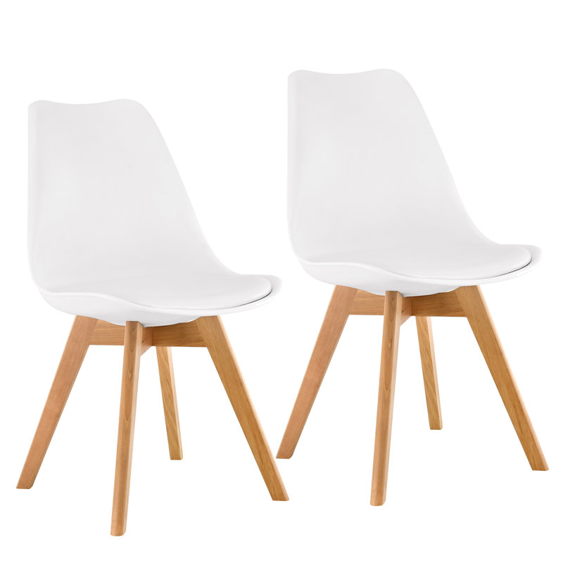 Elmsall Upholstered Dining Chair, White