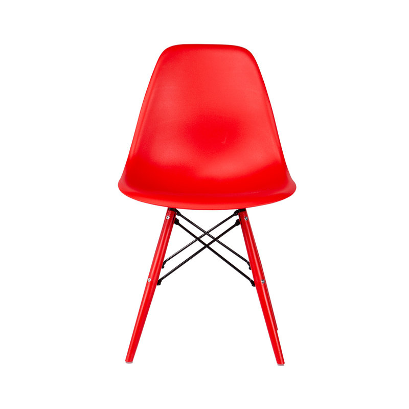 Chaise en résine Nekhi C, Rouge