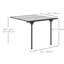 Pavillon de jardin en aluminium l 10 pi x P 10 pi