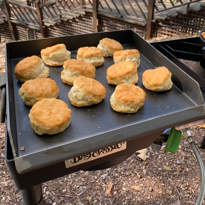 Steel Griddle With Grease Trap