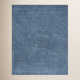 Springview Handmade Wool Blue Rug