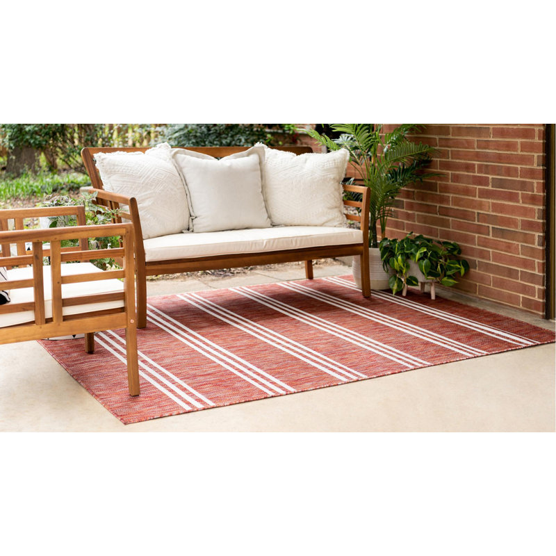 Jill Zarin Anguilla Indoor/Outdoor Rug, Rectangle 6'1" x 9'