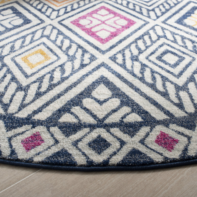 Allard Performance Ikat Rug, Round 6'7"