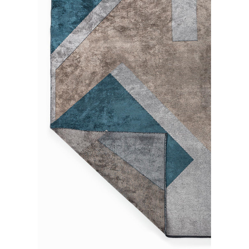 Rapture Abstract Area Rug, Rectangle 6'7" x 8'3"