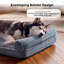 Housse lavable toutes saisons pour chien de grande taille, gris, très grand-447614496