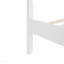 Lit très grand lit avec tête et pied de lit à grand panneau, 2 tiroirs de rangement, lumières à DEL intégrées, station de charge USB, lit en bois de pin avec cadre de lit renforcé, blanc-608372896