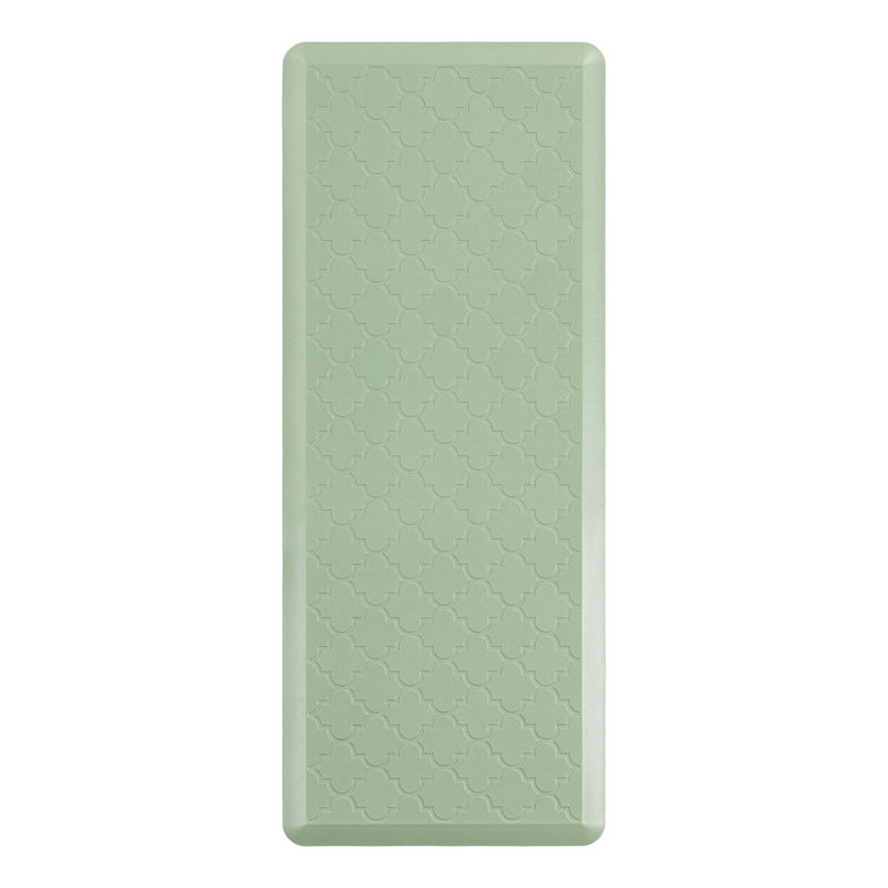 Tapis de cuisine antidérapant Bayonville, Rectangle 2 pi x 5 pi, Vert