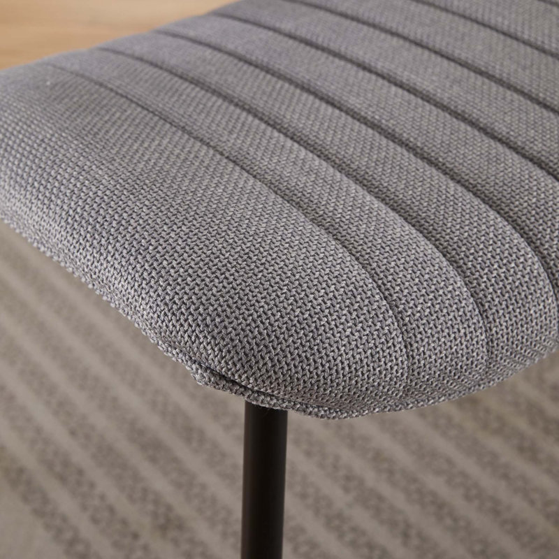 Sigmund Upholstered Dining Chairs, Gray