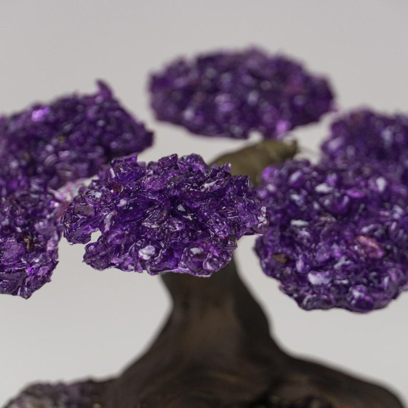 Small Amethyst Clustered Gemstone Tree on Amethyst Matrix (The Protection Tree)