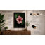 Pink Blossom In Green Botanical - Print-1545692832-1545692834