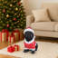 Statue de Noël carlin de Noël en tenue de père Noël (pile incluse)-1361623766