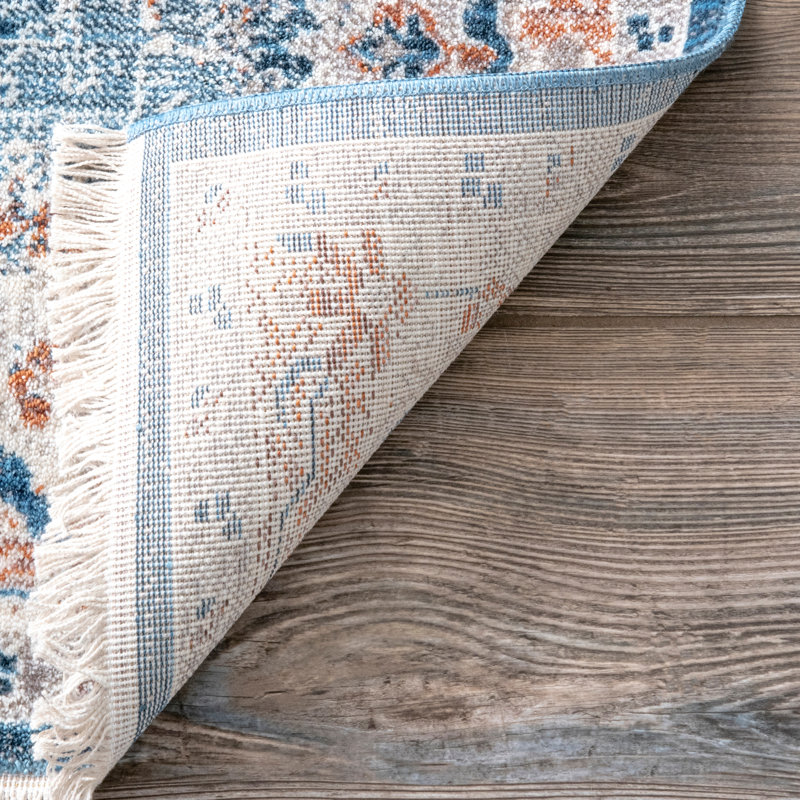 Fernanda Faded Persian Area Rug, Square 5'