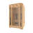 DreamLine Everyday Spa 1-2 Person Capacity 47 x 47 Indoor Sauna, Hemlock