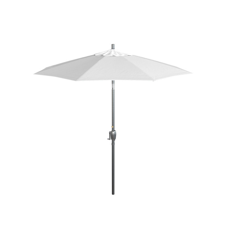 Parasol de marché 7 pi 6 po Abberbury, Blanc - oléfine