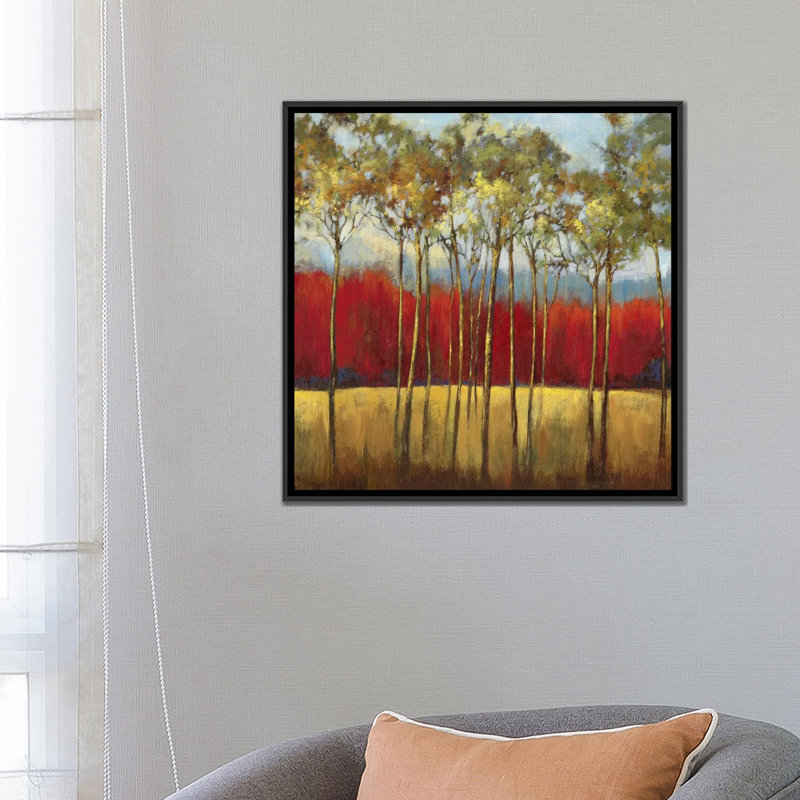 «In The Horizon I», reproduction sur toile, H 18 po x l 18 po x P 1,5 po, Toile avec cadre noir, Pas de tapis