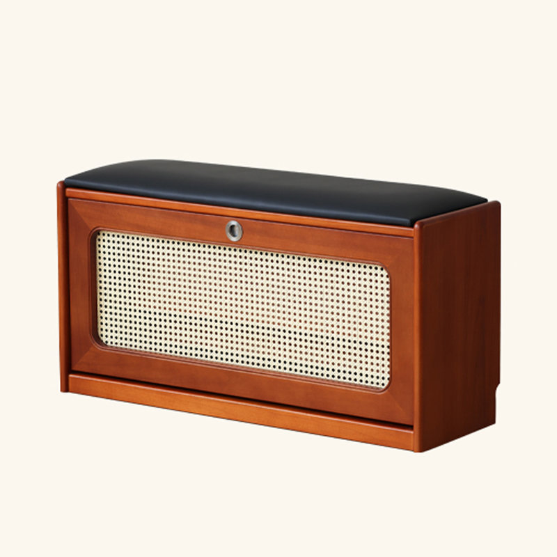 Banc de rangement Mid-Century