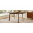 60" Rustic Farmhouse Dining Table - Solid Wood Frame, Minimalist Modern Dining Table For Kitchen, Dining Room, Living Room, Walnut-633333380
