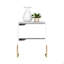 Table de chevet Brookland, table de chevet avec tiroirs doubles et base robuste-1252845953