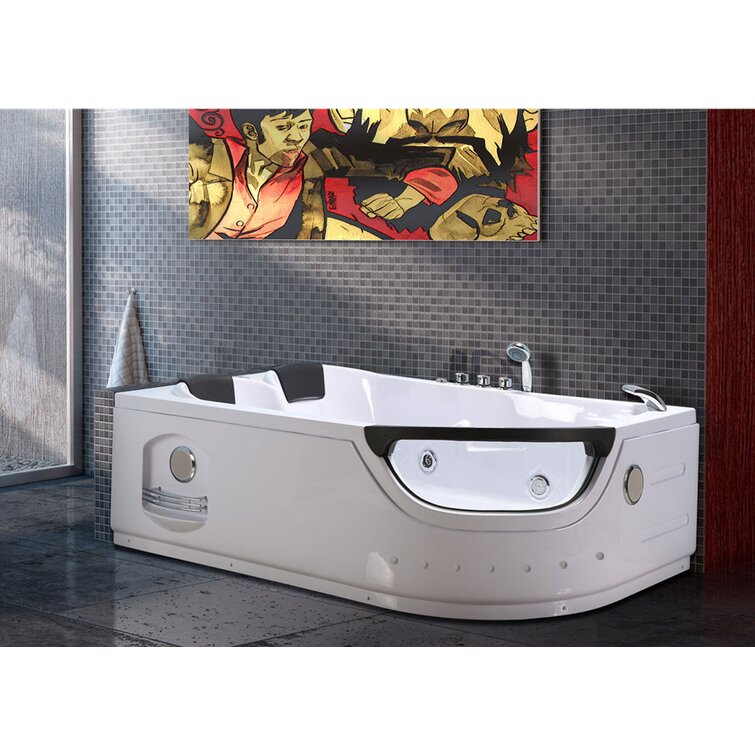 2 PERSON 72  Whirlpool bathtub, Jacuzzi bathtub, 2 person bathtub