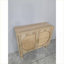 Armoires | Armoire de rangement moderne Modern Farmhouse, 2 portes en rotin 4 compartiments, pieds en bois massif, couleur naturelle | Mid-Century | Couloir