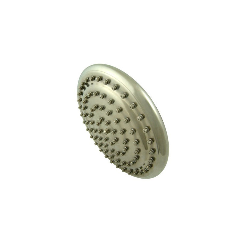 Brass Volume Control Rain Shower Head, Satin Nickel