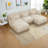 Spacious Modular Sofas, Chenille Modern Tassel U Shape For Home