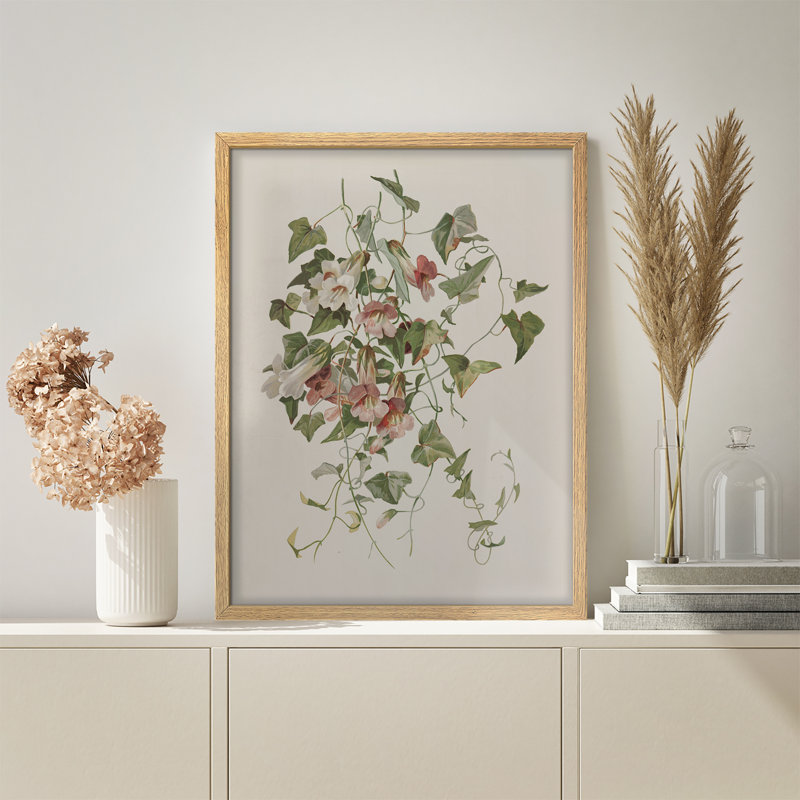 "Modern Morning Glory, H 16 po x l 12 po, Naturel