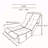 Shalynne Light Brown Single Recliner, Adjustable