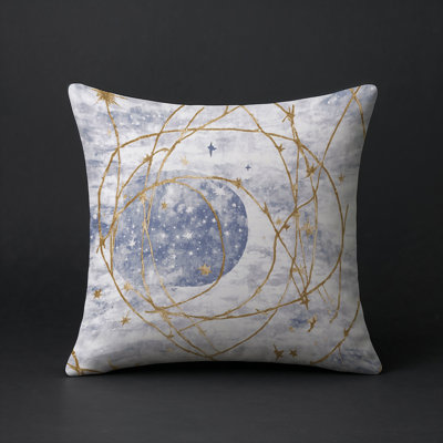 Modern Contemporary Indoor and Outdoor Throw Pillow