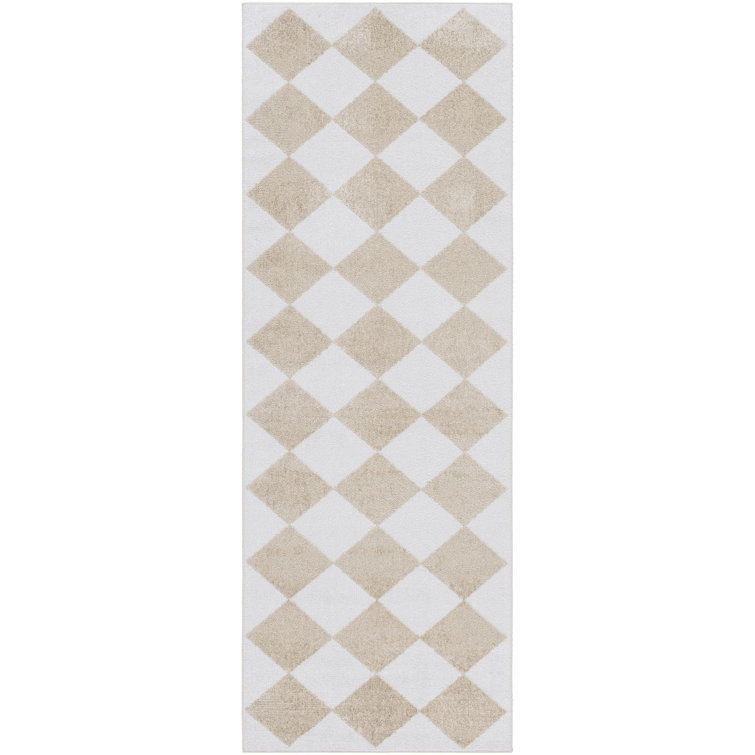 Janiaha Washable Geometric Indoor Rug