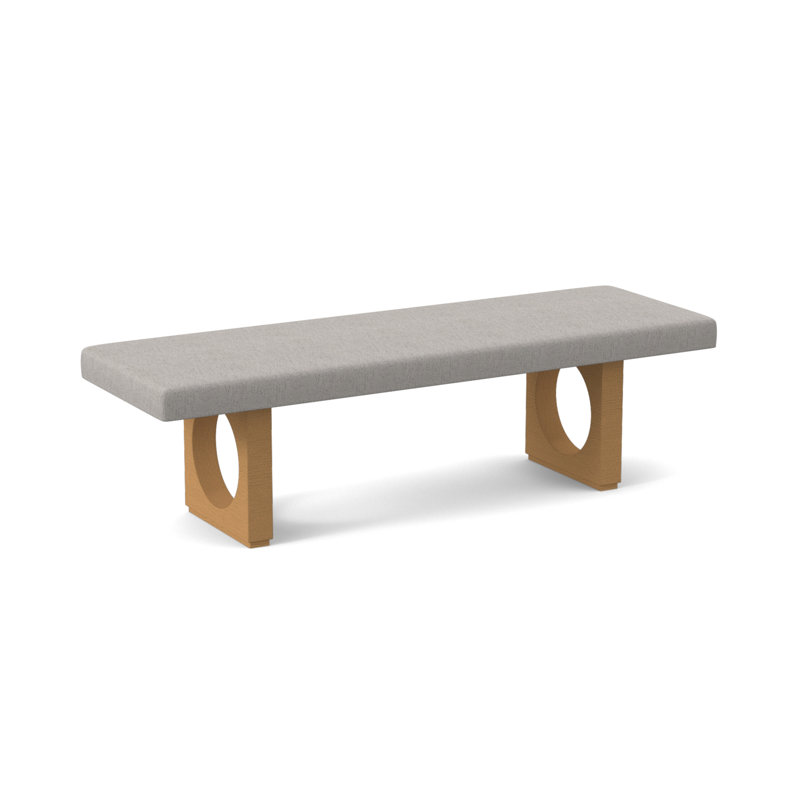 Void Upholstered Bench, Amber, Libby
