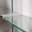 Armoire à pharmacie 15 po x 26 po avec miroir réglable et fixation murale en aluminium pour salle de bain