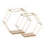 Amirreza 2 Piece Hexagon Accent Shelf