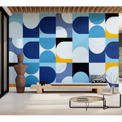 Premium Wallpaper Wall Mural - Abstract Geometric Shapes