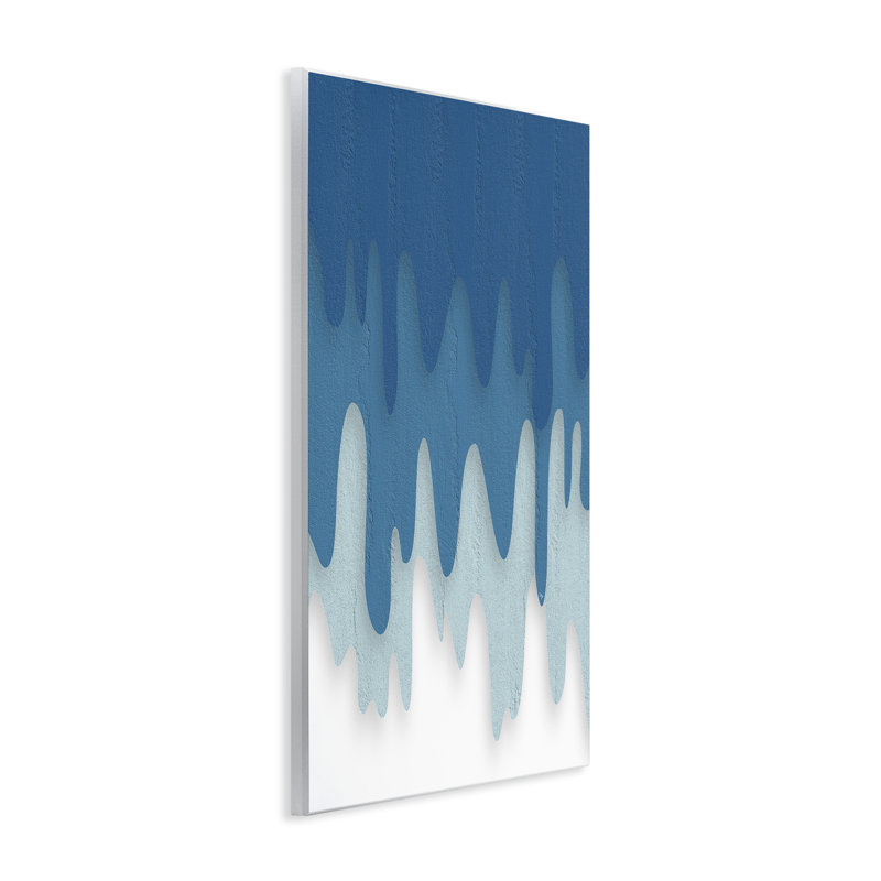 Plaque murale fluide Water Wave, design par Martina Pavlova, H 19 po x l 13 po