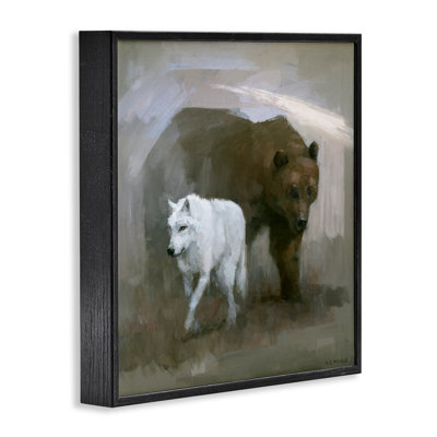 «Wolf & Bear Impression», estampe numérique par Stephen Mitchell