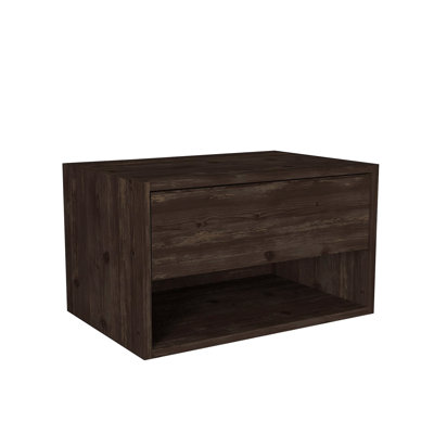 Bliven 24cm W Solid + Manufactured Wood Bedside Table