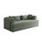Boneless 78.7" Convertible Sleeper Sofa Bed - Chenille Folding Floor Couch With 4 Pillows & Side Storage Pocket-2018598862