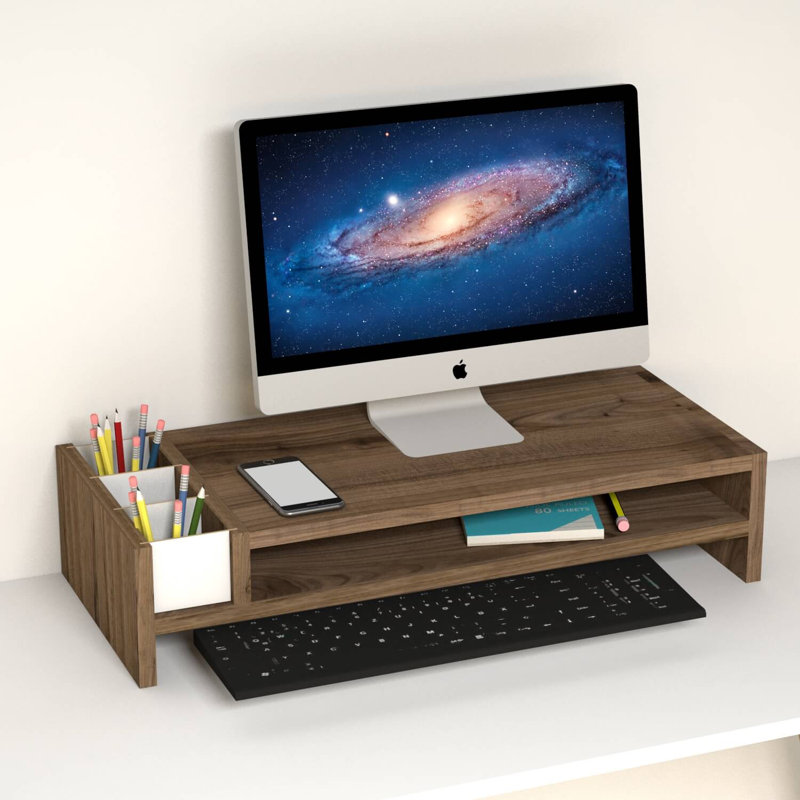 Alysse Wood Monitor Stand