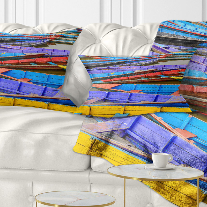 Coussins décoratifs en couleur dans le coussin lombaire lake