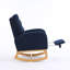 Chaise longue berçante avec repose-pieds Accent-1813445812