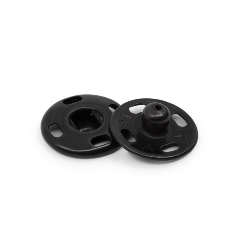 Dritz Sew-On Snaps, 5/8", Black, 48 Sets