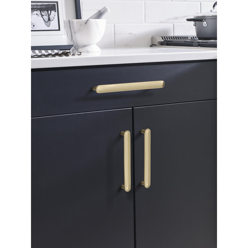 Concentric Bar Pull, Golden Champagne, 6.3125"