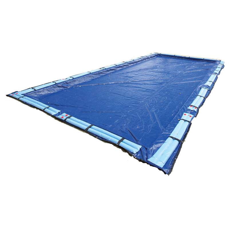 Royal Blue Rectangular In-Ground Winter Pool Cover 16 ft x 36 ft