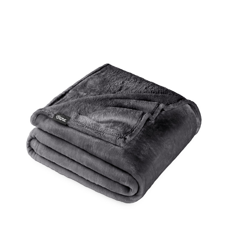 Couverture polaire Bare Home, Très grand, Gris fer forgé