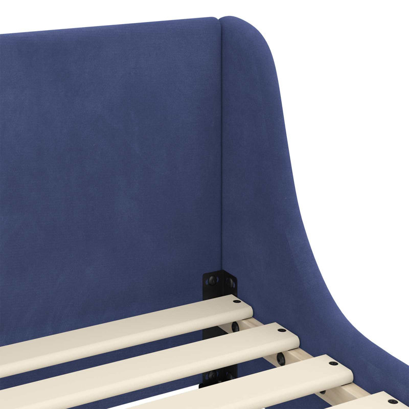 Bed Frame, Police Blue/Black, European Toddler (80 x 160cm)