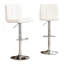 Tabouret de bar pivotant réglable en similicuir, ensemble de 2-384451503