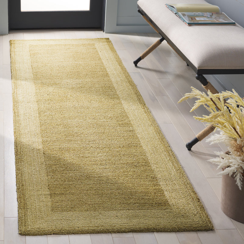 Taran Easy Care Hand Hooked Performance Solid Color Rug, Runner 2'6" x 8'